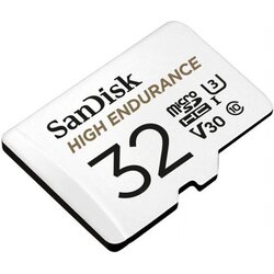 San Disk High Endurance video microSDHC 32GB + SD Adapter Full HD / 4K video, do 100/40 MB/s C10, U3, V30, (20381583) Cene