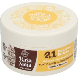 Rasayana 2in1 strenghtening hair mask & conditioner methi & ginger Cene