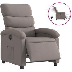 Maison Chic Električni naslanjač - Relax naslanjač taupe blago, (22062028) Cene