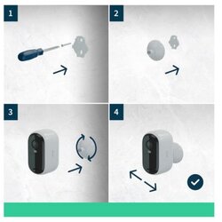 ARLO Essential (Gen.2) VMC2252-100EUS set dveh XL FHD zunanjih IP kamer, (21022732) Cene