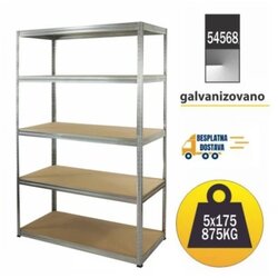 SmartStorage polica metal medijapan 180x120x45cm 5x175kg Cene