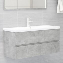 vidaXL Ormarić za umivaonik siva boja betona 100x38,5x45 cm od iverice Cijene
