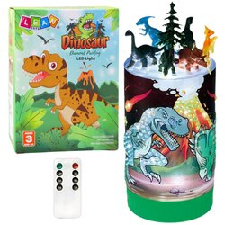 Noćna svjetiljka sa "dijamantnim" slikama dinosaura Cene