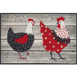wash+dry PREDPRAŽNIK Chicken Farm 40/60 cm potiskano večbarvno Cene