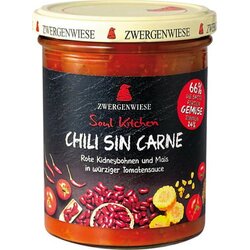 Zwergenwiese Bio Soul Kitchen Chili sin Carne Cene