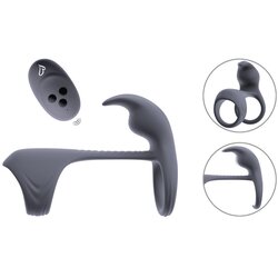 Beau Coeur Vylor RC Cock & Ball Ring Grey Cene