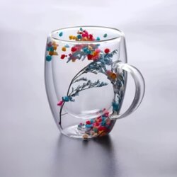 Flower 3 šolja dupli zid – 350ml Cene