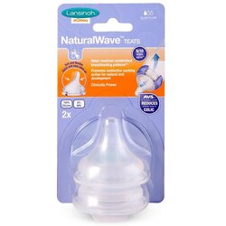 Lansinoh NaturalWave cucelj za stekleničko Slow 2 kos Cene