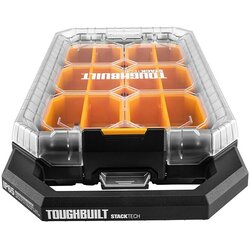 ToughBuilt StackTech Kutija s pretincima za male predmete (D x Š x V: 9,4 x 26 x 4,7 cm, Plastika, Broj pretinaca: 12 Kom.) Cene