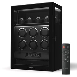 Klarstein SecureTouch navijač satova | 6+4 sata | Mabuchi motor | klavirski lak | 41 režim | brava | LED diode Cijene