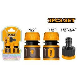  Set brzih priključaka za crevo od 3 kom. HHCS03122 INGCO Cene