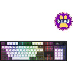 Hator Skyfall Pro Wireless 100 keyboard Gaming USB + RF Wireless + Bluetooth QWERTY US English Black, Grey Cene