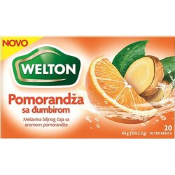 Welton čaj pomorandža đumbir 44g Cene