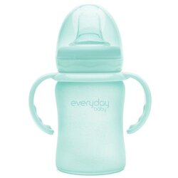 Everyday baby staklena čaša Sippy, 150ml Healthy+, Zelena mint Cene