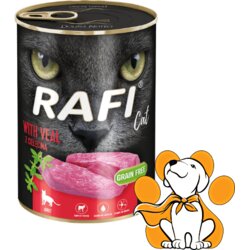 Rafi Cat Grain Free Veal 400g, Vlažna Hrana Sa Teletinom Za Laku Probavu Cene