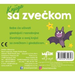 MALIK knjiga sa zvečkom - boje Cene