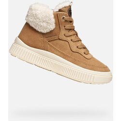 Geox Brown Girls' Laquinny WPF Sneakers - Girls Cene