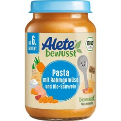 Alete Bio testenine s kremno zelenjavo in bio svinjino - 190 g Cene