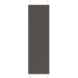 vidaXL Plisirana zavjesa Crna 65x200 cm Širina tkanine 64 4 cm Poliester - Crna 65 x 200 cm Cijene