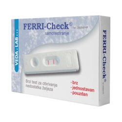 VedaLab Ferri Check - Brzi kućni test za otkrivanje nedostatka željeza Cene