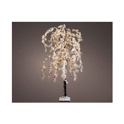 Lumineo lučke vrba 360 toplo belih lučk 180 cm belo cvetje Cene