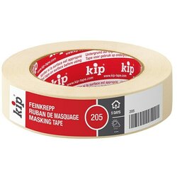 KIP Fini maskirni trak 205 (Samolepilen, 50 m x 18 mm x 0,13 mm, Temperaturna odpornost: 0 °C - 80 °C) Cene