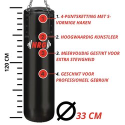NRG Fitness F9B boksarska vreča iz umetnega usnja - 120 cm, (5000070903) Cene
