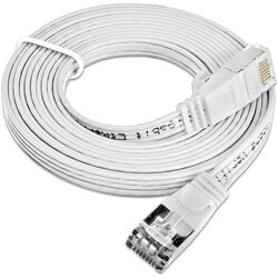 Slim Wirewin PKW-STP-SLIM-KAT6 0.25 WS RJ45 omrežni kabel\, Patch kabel cat 6 U/FTP 0.25 m bela ploščati 1 kos, (20417944) Cene