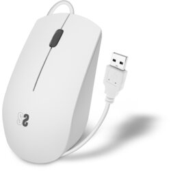 Subblim Raton Business Silencioso Con Cable USB 1200 DPI B, (21279852) Cene