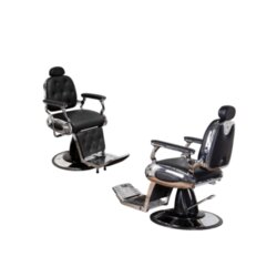 Depot Barber stolica Chrome and Black Cene