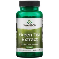 Swanson Zeleni čaj 500 mg (60 kapsul) Cene
