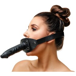Zado Leather Dildo & Gag 2020254 Black Cene
