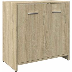 Maison Chic Omarica za umivalnik - Umivalniška omarica sonoma hrast 60x33x60 cm inženirski les, (21758971) Cene
