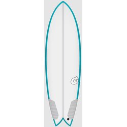 Torq Tec Twin Fish Rail 6'6 Deska za surfanje turquoise Cene