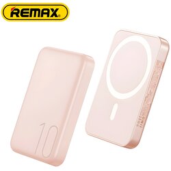 Power bank Magsafe REMAX Usion Series RPP-65 PD 20W + QC 15W Fast Charging 10000mAh pink Cene