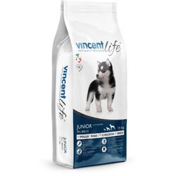 Vincent life hrana za pse junior all breeds - piletina i pirinač 15kg Cene