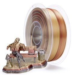 Ziro fast gradient silk pla filament 1.75 mm - ember Cene