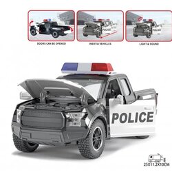 Magaza Magzy Wheels policijski džip crni 1:16 Cene