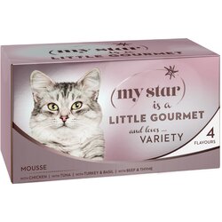My Star Mousse Gourmet konzerva 12 x 85 g - Miješano pakiranje (4 vrste) Cene