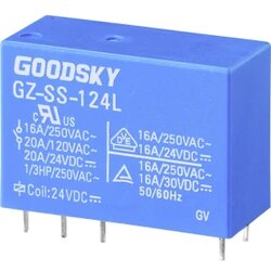GoodSky GZ-SS-124L relej za tiskane pločice 24 V/DC 20 A 1 prebacivanje 1 St. Tube Cene