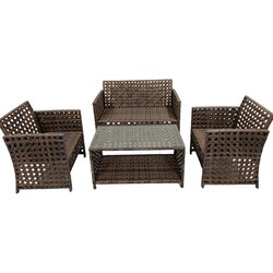 GardenLife Baštenska garnitura Rustica set 2 stolice dvosed i sto Cene