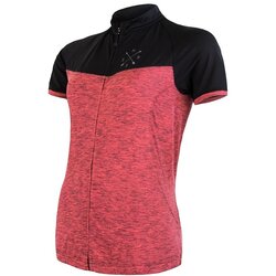 Sensor Women's cycling jersey Cyklo Motion Pink/Black Cene