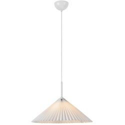 Markslöjd bela viseča svetilka ø 50 cm plisado Cene