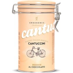 Greenomic Cantuccini - v kovinski škatli - Al Cioccolato Cene