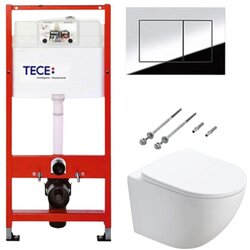 Tece PROFIL SET 3U1 UGRADNI VODOKOTLIĆ + TIPKA + PERLA WC ŠOLJA SA WC DASKOM Cene