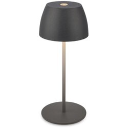 BRILO led baterijska namizna svetilka serina mini antracit 20 cm x ø 8 cm Cene