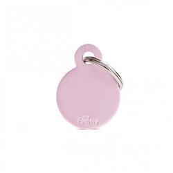 MYFAMILY Basic Mali Pink Okrugli Privezak Za Graviranje Aluminijum Cene