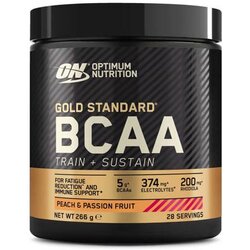Optimum Nutrition Gold Standard BCAA Train Sustain 266 g breskva - marakuja Cene