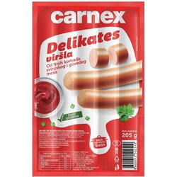 Carnex viršle delikates 205g Cene