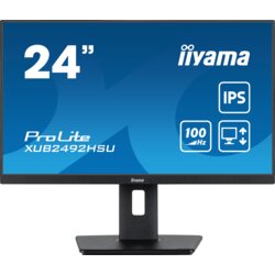Iiyama Monitor LED XUB2492HSU-B6 24” IPS 1920 x 1080 @100Hz 250 cd/m² 1300:1 0.4ms HDMI DP USBx4 height, swivel, tilt, pivot (rotation both sides) - XUB2492HSU-B6 Cene